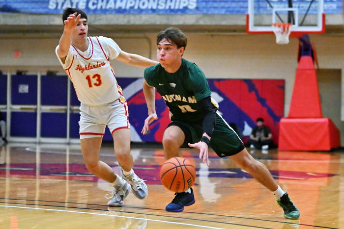 a Putnam North Eugene 5A Oregon boys basketball quarterfinal 2024 Leon Neuschwander 24